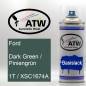 Preview: Ford, Dark Green / Piniengrün, 1T / XSC1674A: 400ml Sprühdose, von ATW Autoteile West.